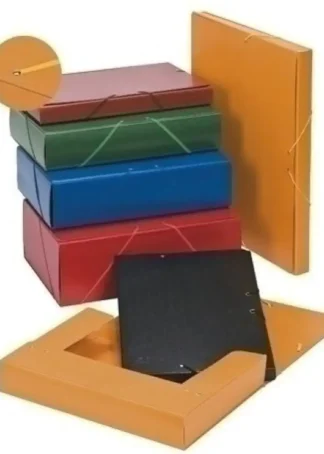 CARPETA PROYECTOS CARTON FORRADO L.9 CM NEGRO