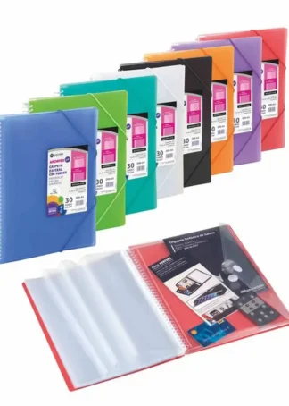 CARPETA 30 FUNDAS A4 ESPIRAL ARCHIVEX STAR NEGRO CARCHIVO