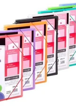 C/8 CARPETA 30 FUNDAS CANGURO A4 ARCHIVEX STAR SURTIDOS