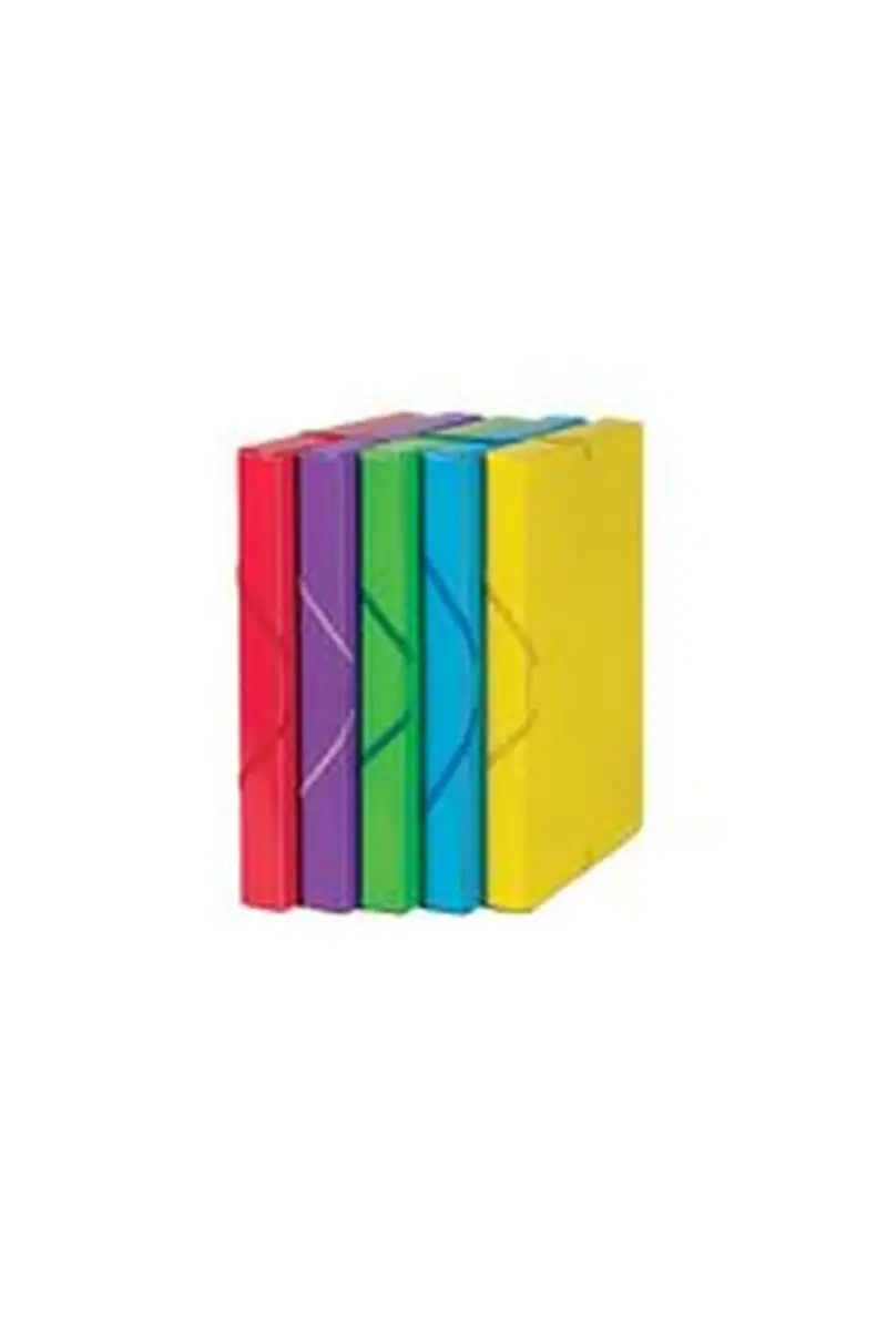 PACK 6 CARPETAS DE PROYECTOS Fº LOMO 25MM PP. COLORES SURT.