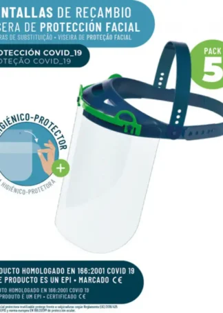 BLISTER 10 RECAMBIOS PARA VISERA DE PROTECCION FACIAL