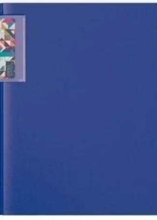 CARPETA A4 4 ANILLAS 40MM FOAM STYLE AZUL MARINO