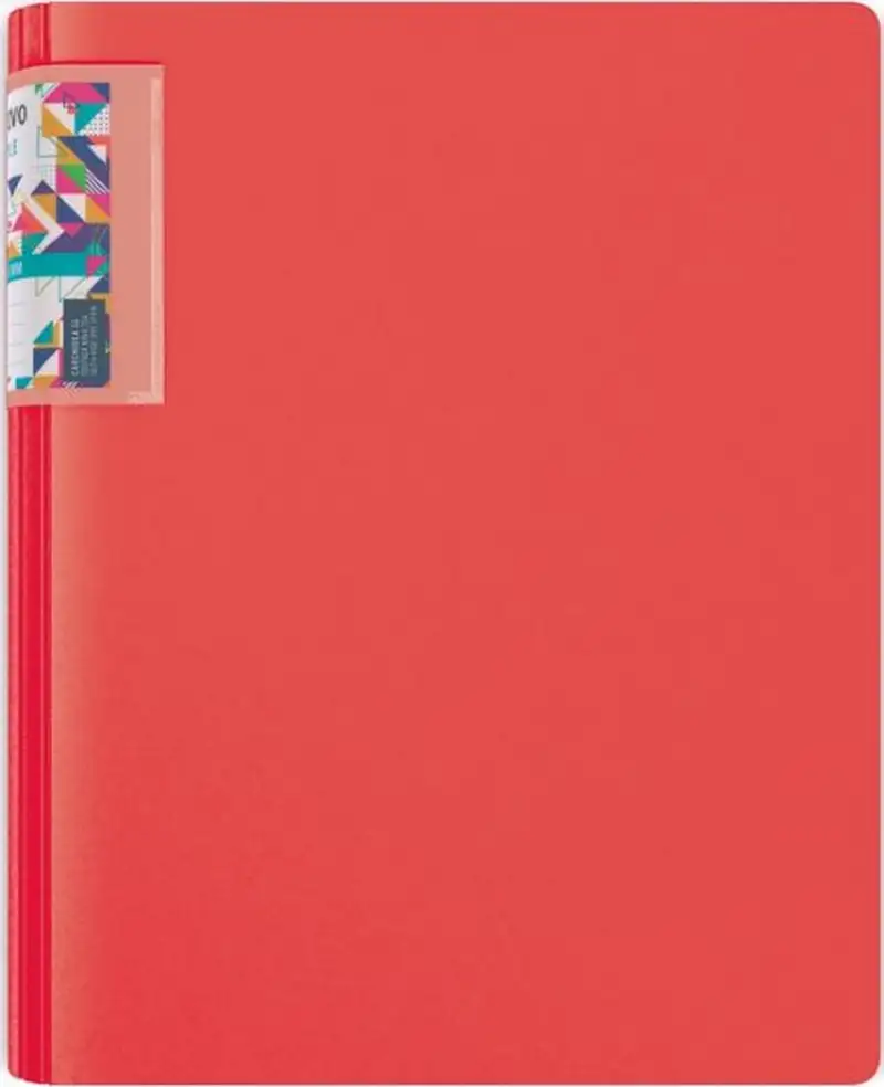 CARPETA A4 4 ANILLAS 40MM FOAM STYLE ROJO