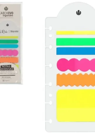 NOTAS ADHESIVAS INGENIOX IRREGULAR COLORES NEON