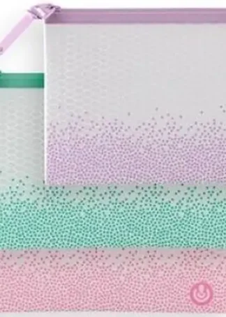 PAQ/6 BOLSA CREMALLERA A6 EVA BAG SERIE SENSE COLORES SURTI