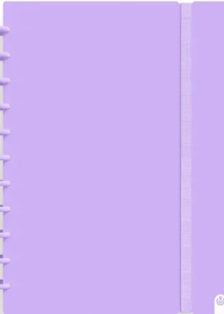 CUADERNO INGENIOX A4 80H CUADRICULA MALVA PASTEL