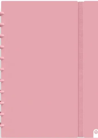 CUADERNO INGENIOX A4 80H CUADRICULA ROSA PASTEL