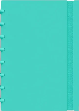 CUADERNO INGENIOX A5 80H CUADRICULA MENTA PASTEL
