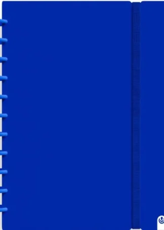 CUADERNO INGENIOX A4 80H CUADRICULA AZUL OSCURO