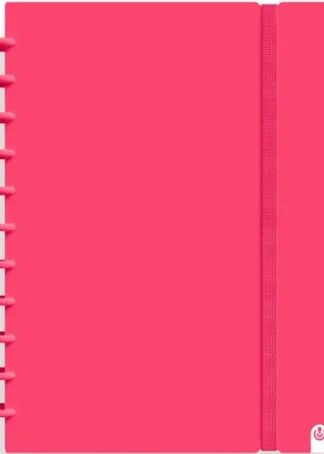 CUADERNO INGENIOX A4 80H CUADRICULA ROJO