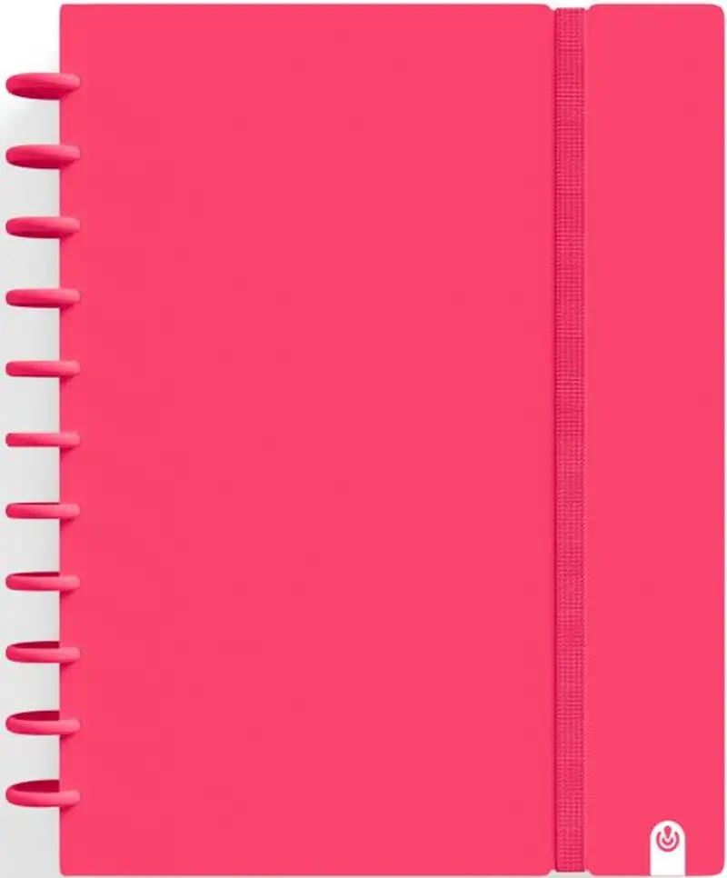 CUADERNO INGENIOX A4 80H CUADRICULA ROJO