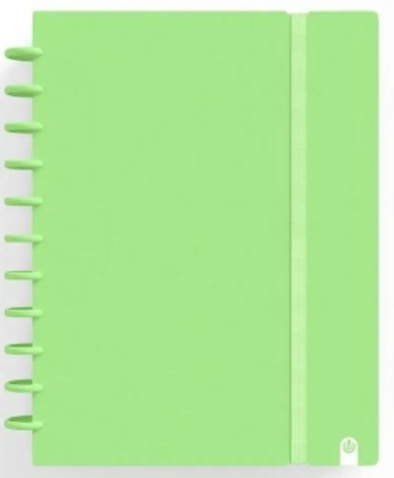 CUADERNO INGENIOX A4 80H HORIZONTAL VERDE PASTEL