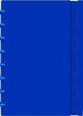 CUADERNO INGENIOX A5 80H CUADRICULA AZUL OSCURO