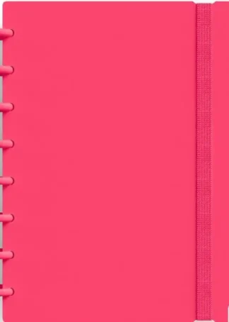 CUADERNO INGENIOX A5 80H CUADRICULA ROJO