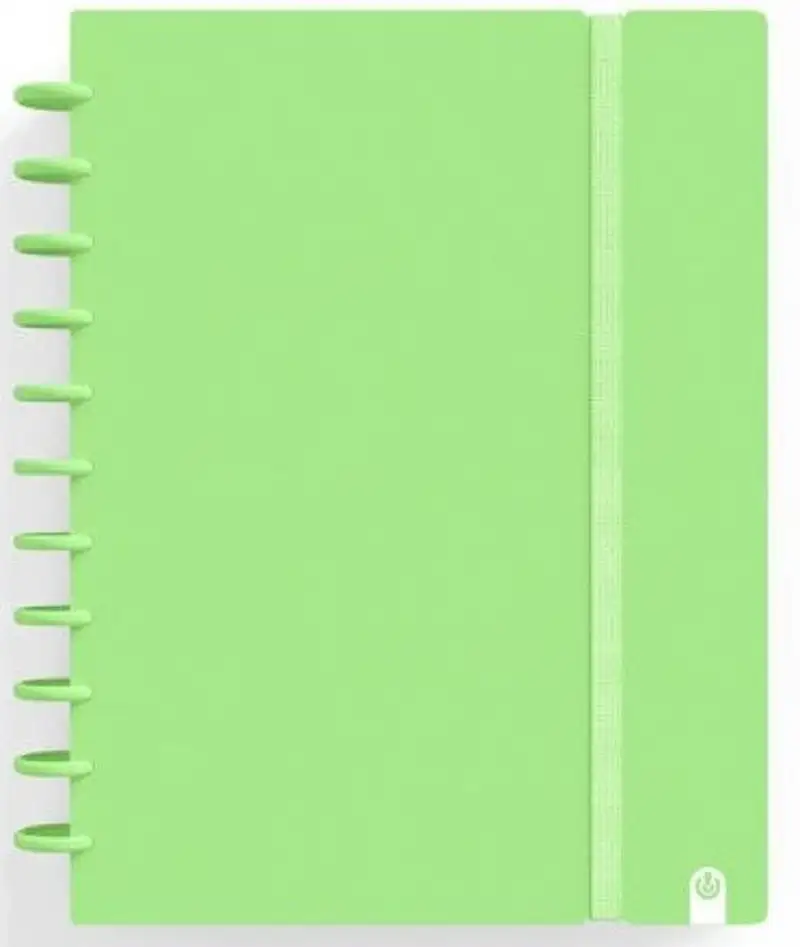 CUADERNO INGENIOX A5 80H HORIZONTAL VERDE PASTEL