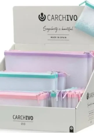 EXPOSITOR 48 BOLSA CREMALLERA EVA BAG SERIE SENSE SURTIDOS