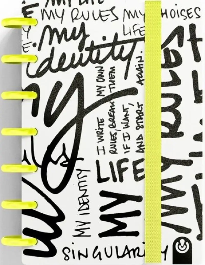 CUADERNO INGENIOX MINI 80H DOTS MY LIFE AMARILLO