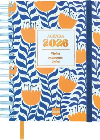 (CAT) AGENDA ESCOLAR VITAE 4º 25/26 16M SVH AZUL CATALAN