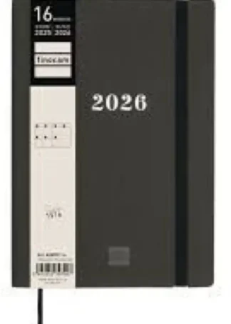 AGENDA ESCOLAR DOTTER 25/26 Y10 16M SVH NEGRO