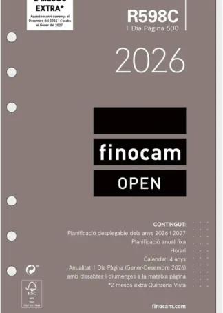 (CAT) RECAMBIO ANUAL 500 2026 DP R598 CATALAN