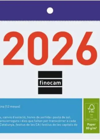 (CAT) FALDILLA NUMEROS GRANDES 2026 F91 15X10.5 CATALAN