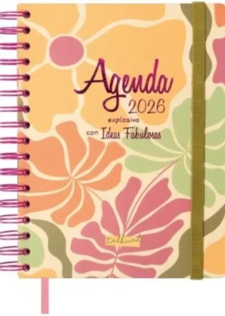 AGENDA ANUAL 2026 ESPIRAL TALKUAL SVH 15,5X21,5CM IDEAS
