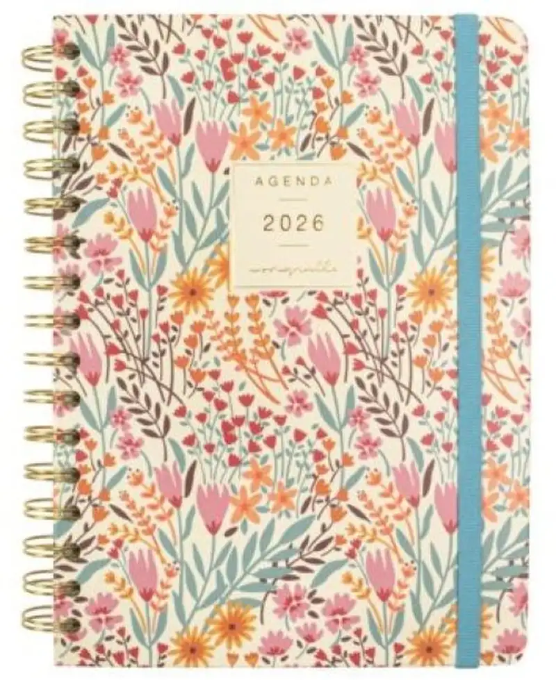 AGENDA ANUAL 2026 ESP. D/P E10 MONIQUILLA 15,5X21,2CM ESPIG