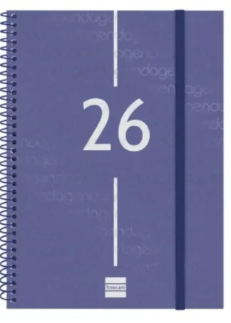 AGENDA ANUAL ESPIRAL 2026 YEAR E10 SVH AZUL