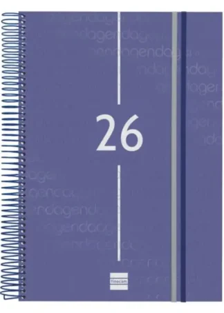 AGENDA ANUAL ESPIRAL 2026 D/P E40 21,0X29,7CM AZUL