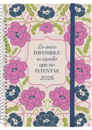 AGENDA ANUAL ESPIRAL 2026 DESIGN COL E10 DP IMPOSIBLE