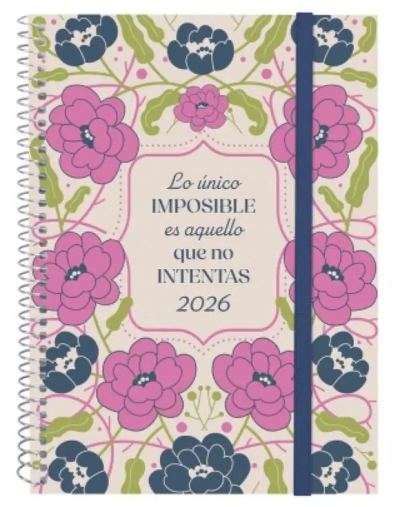 AGENDA ANUAL ESPIRAL 2026 DESIGN COL E10 DP IMPOSIBLE
