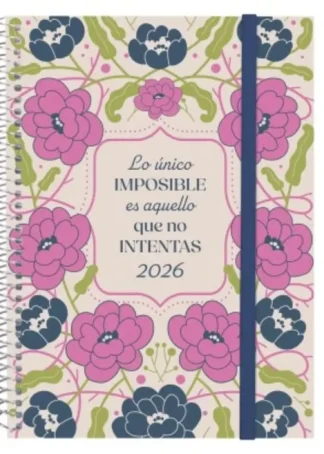 AGENDA ANUAL ESPIRAL 2026 DESIGN COL E10 SVH IMPOSIBLE
