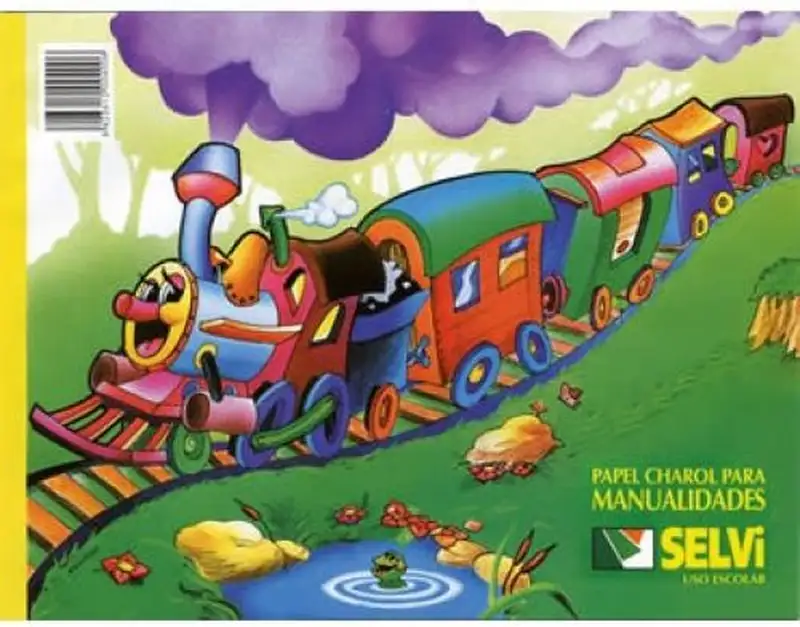 BLOC MANUALIDADES PAPEL CHAROL SELVI