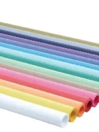 ROLLO PAPEL KRAFT VERJURADO NARANJA 1X25M FABRISA