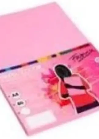 PAQUETE PAPEL A4 100H 80G COLOR ROSA FABRISA