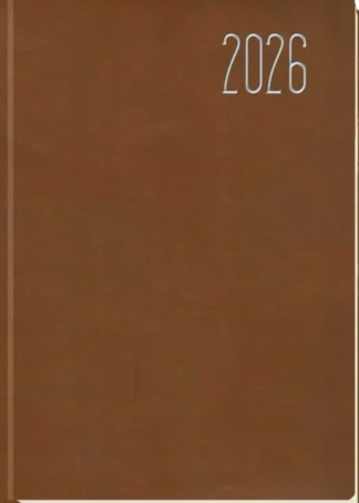 AGENDA ANUAL 2026 ZAHARA HABANA 16,5X24CM S/V POLIPIEL