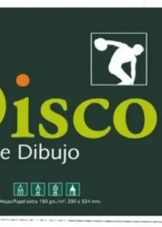 BLOC DIBUJO DISCO ESPIRAL 130G 230X330MM 20H CON RECUADRO