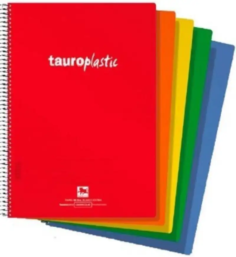 PAQ/8 BLOC Fº 80H 90G MILIMETRADO TAUROPLASTIC