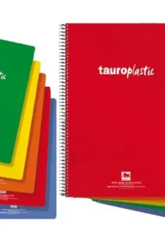 PAQ/8 BLOC 4º 80H 90G PAUTA 2,5 C/M TAUROPLASTIC