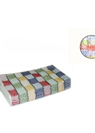 PAQ/12 BAYETA COCINA RIZO CUADROS 40X40