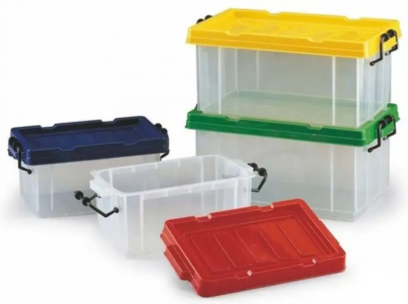 CAJAS MULTIUSOS 26X17X13CM POLIPROPILENO COLORES SURTIDOS