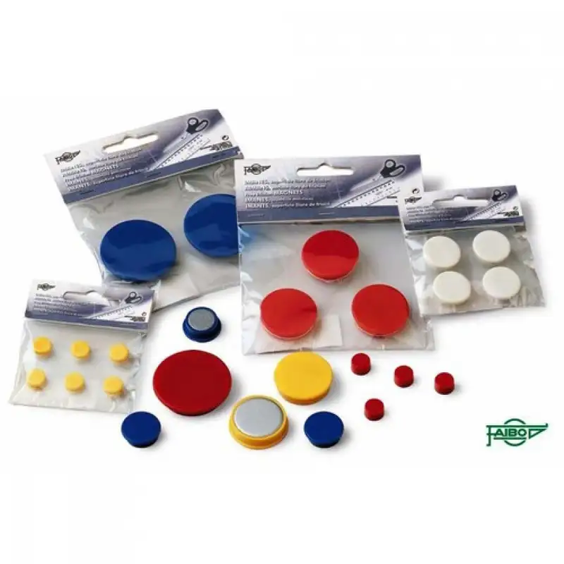 BLISTER 4 IMANES 20MM REDONDOS VERDE