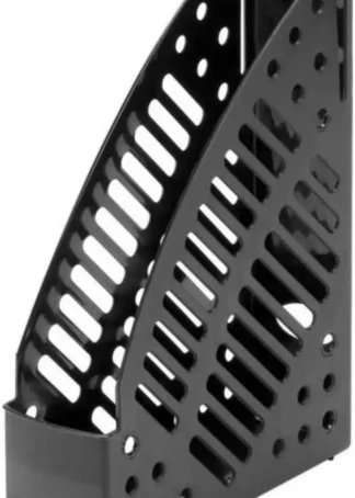 REVISTERO DE PLASTICO RECICLADO OPACO NEGRO 320X245X75MM