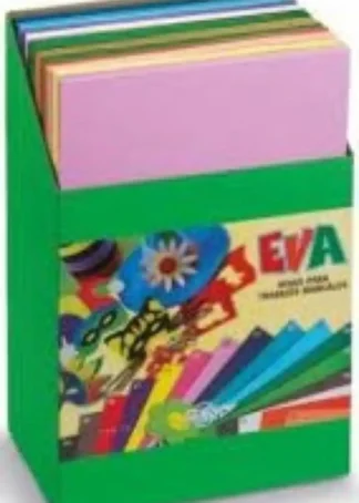 EXP 120 LAMINAS GOMA EVA COLORES SURTIDOS 40X60 FAIBO