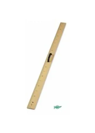 REGLA PARA PIZARRA 100CM PLASTICO IMITACION MADERA FAIBO