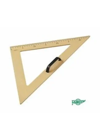 ESCUADRA PARA PIZARRA 30CM PLASTICO IMITACION  MADERA FAIBO