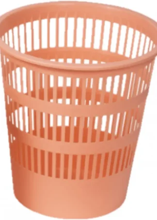 PAPELERA NARANJA PASTEL