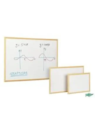 PIZARRA BLANCA 30X40CM CON MARCO DE MADERA FAIBO