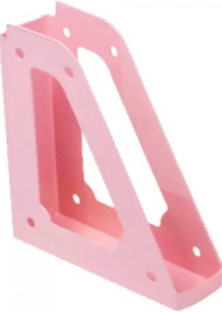 C/10 REVISTERO DE PLASTICO COLOR ROSA PASTEL