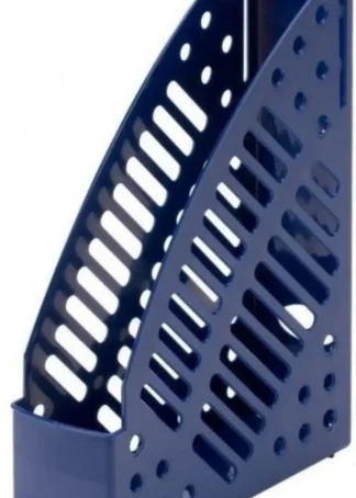 C/10 REVISTERO PLASTICO COLOR AZUL OPACO 320X245X75MM